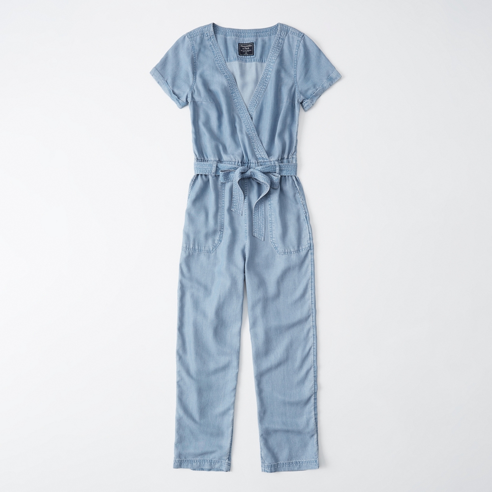 hollister utility jumpsuit