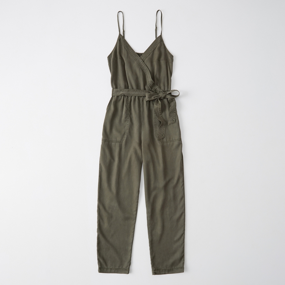 hollister utility jumpsuit