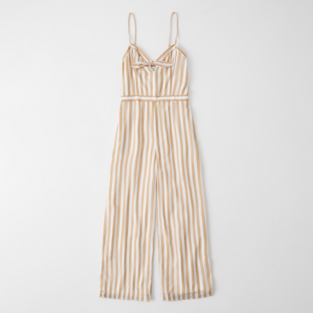 abercrombie tie front jumpsuit