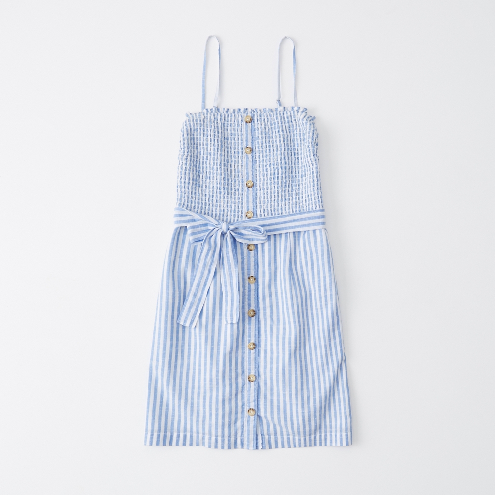 vestito lungo con bottoni davanti