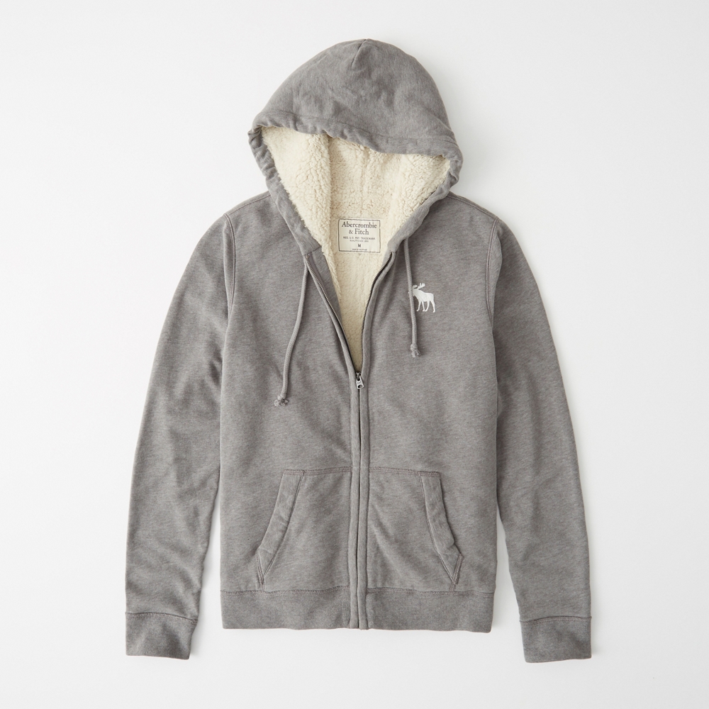 abercrombie zipper hoodie