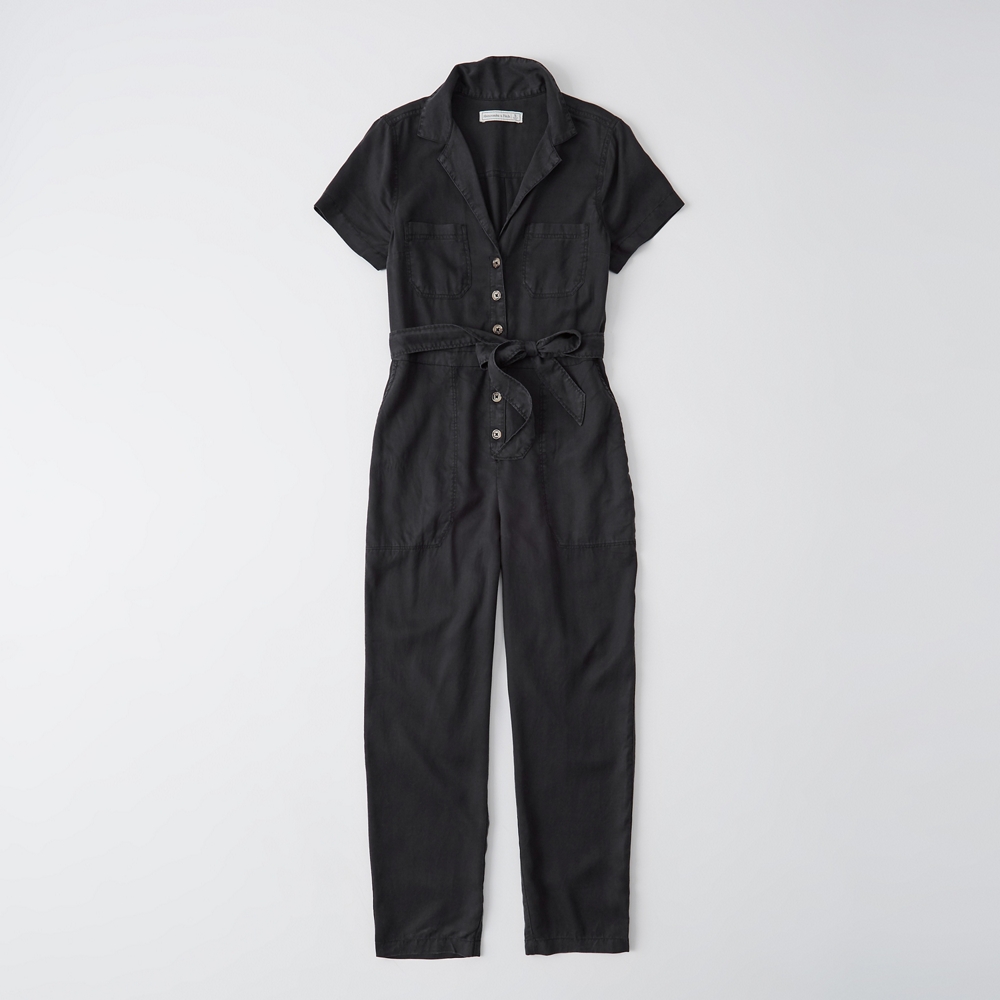 black utility jumpsuit womens