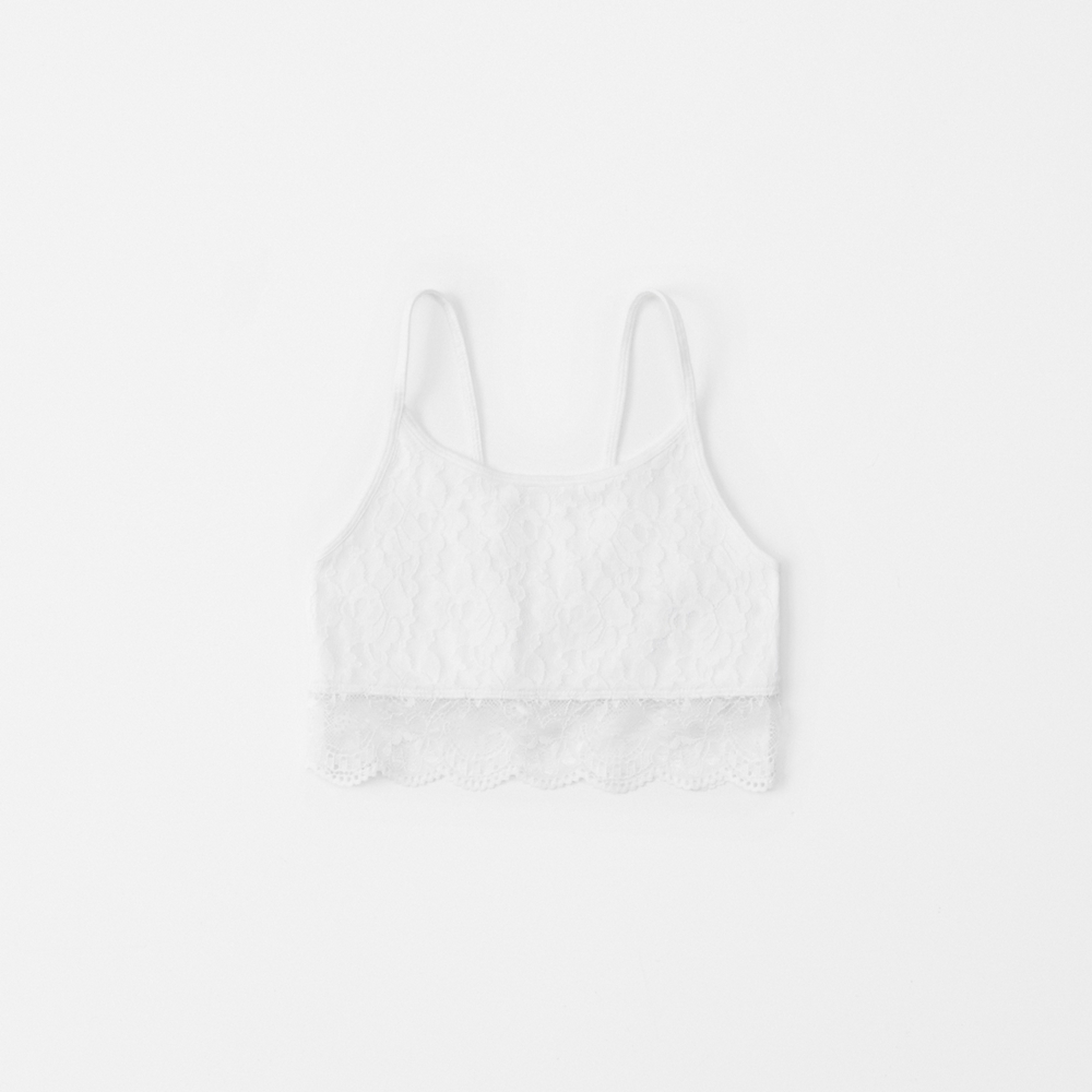 lace crisscross-back bralette