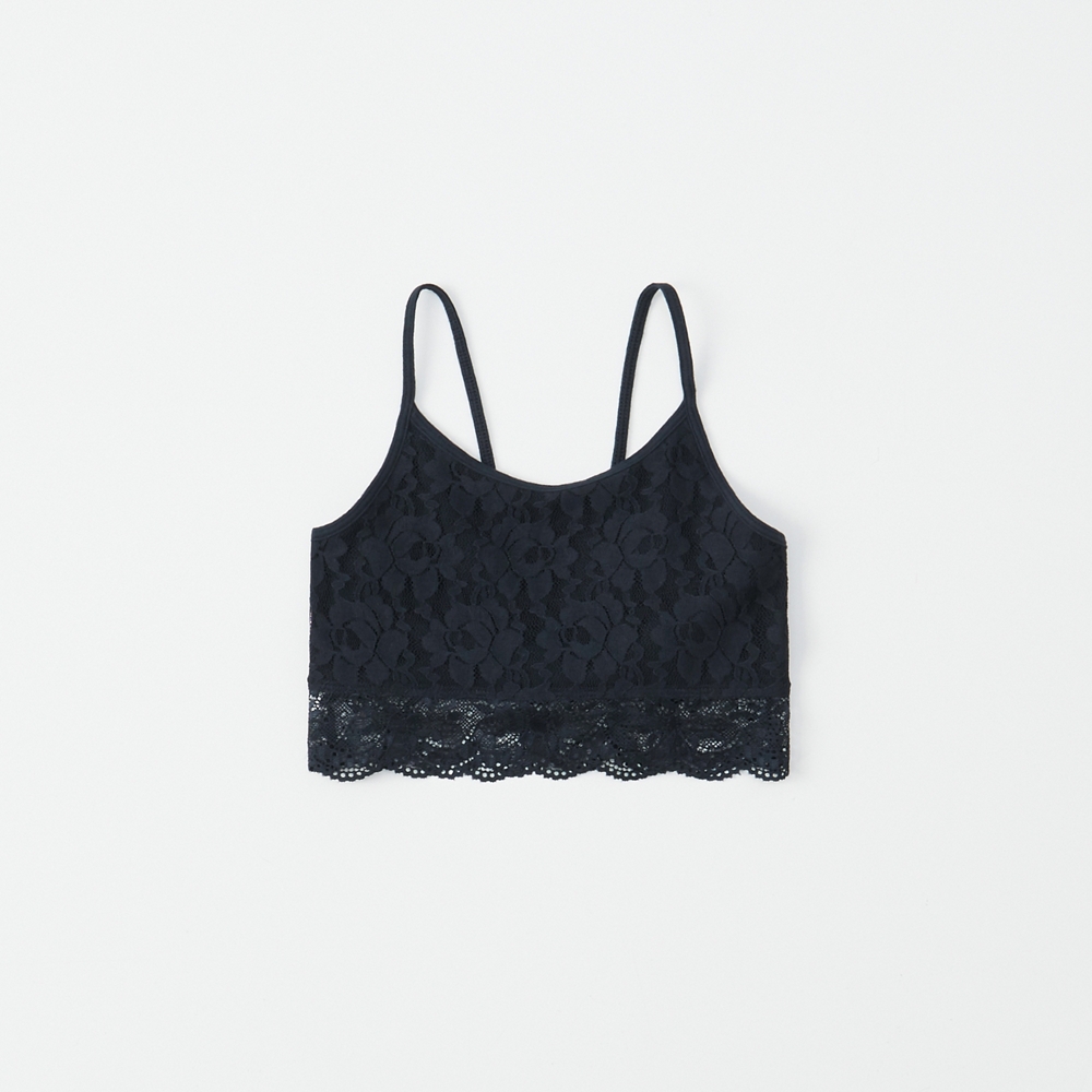 lace crisscross-back bralette