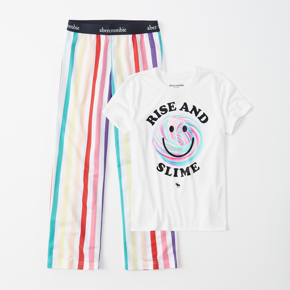 short-sleeve pajama set