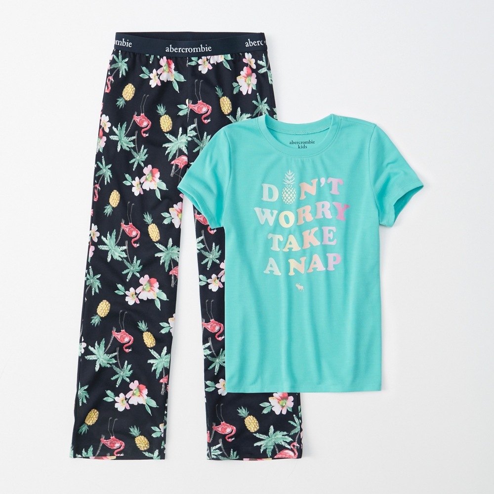 short-sleeve pajama set
