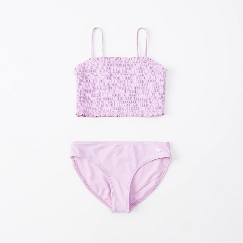 smocked two-piece icon swimsuit