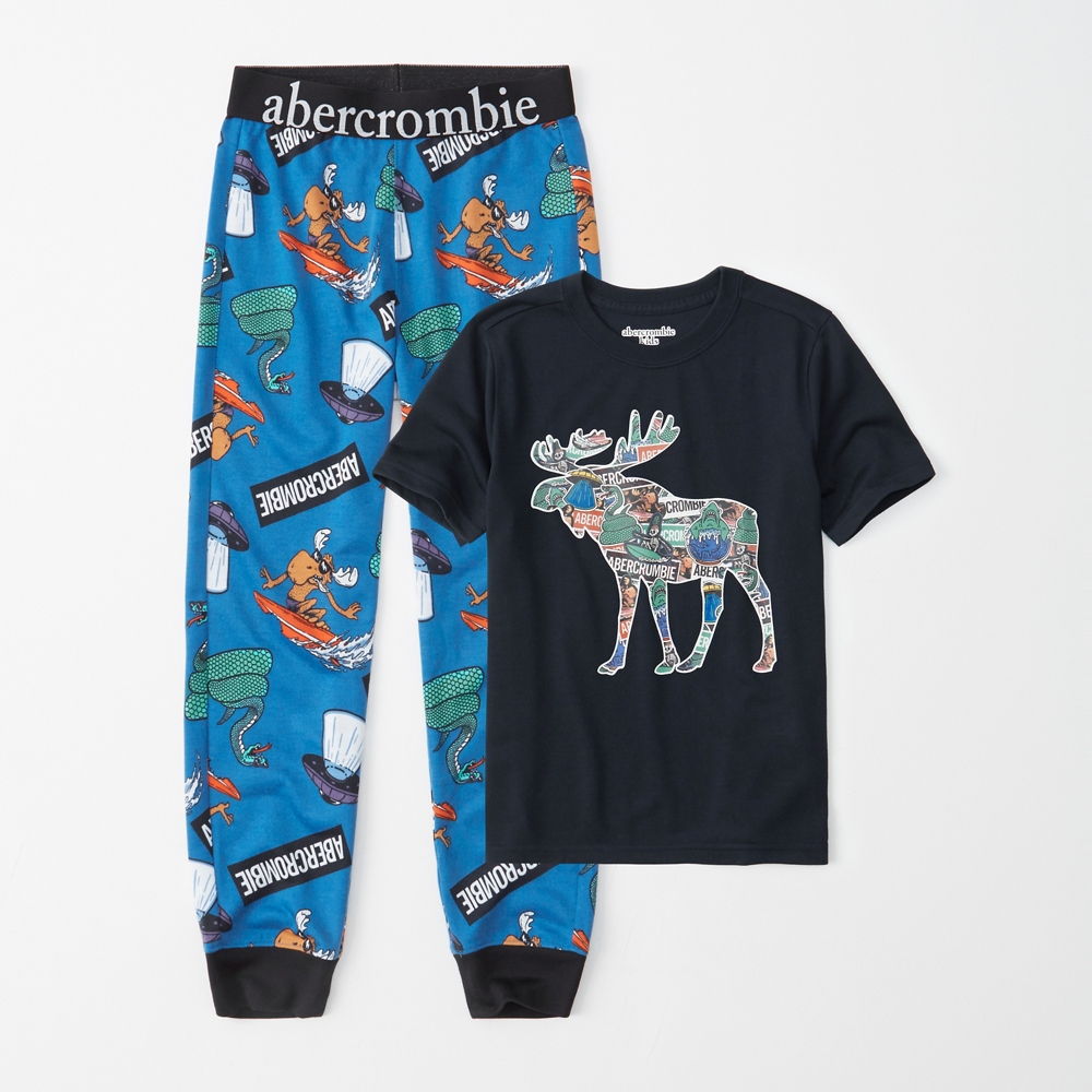 short-sleeve sleep set