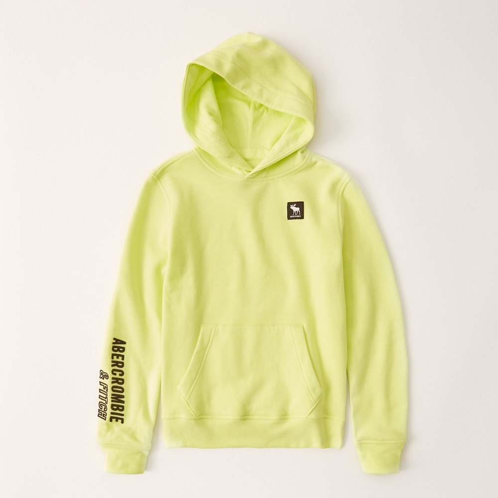 abercrombie yellow hoodie