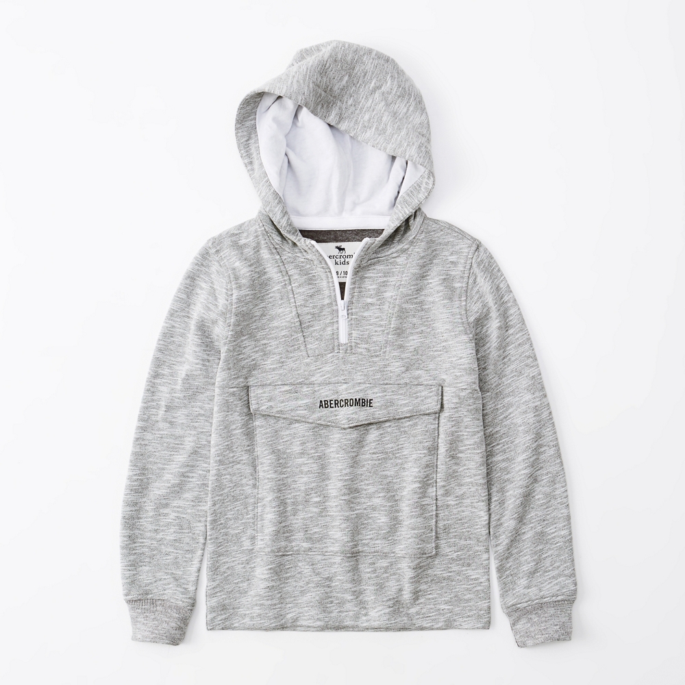 half-zip hoodie