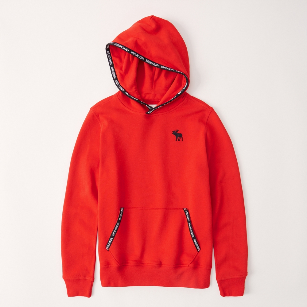 abercrombie red hoodie