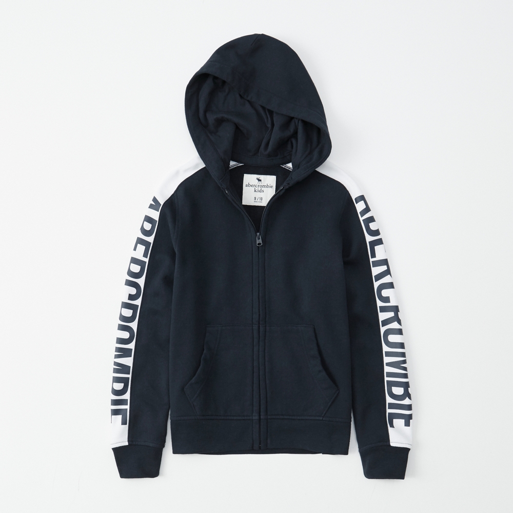 abercrombie exploded logo hoodie