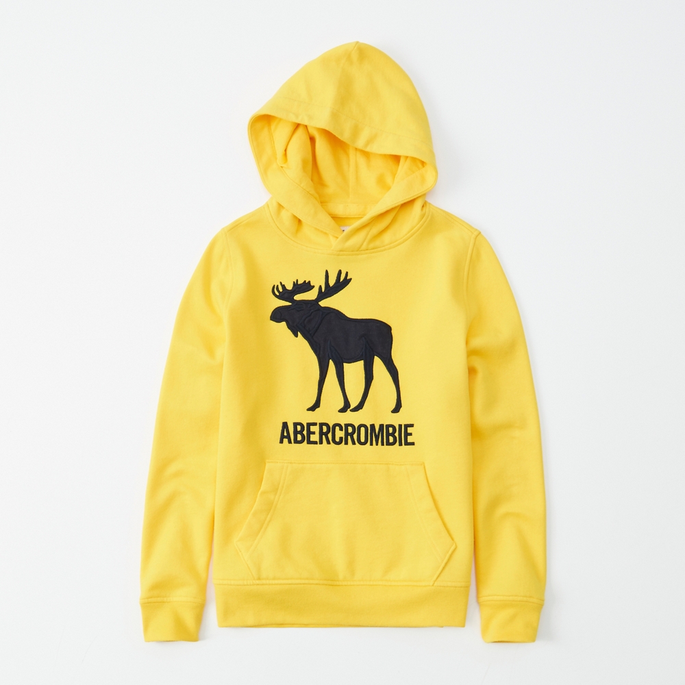 yellow abercrombie hoodie