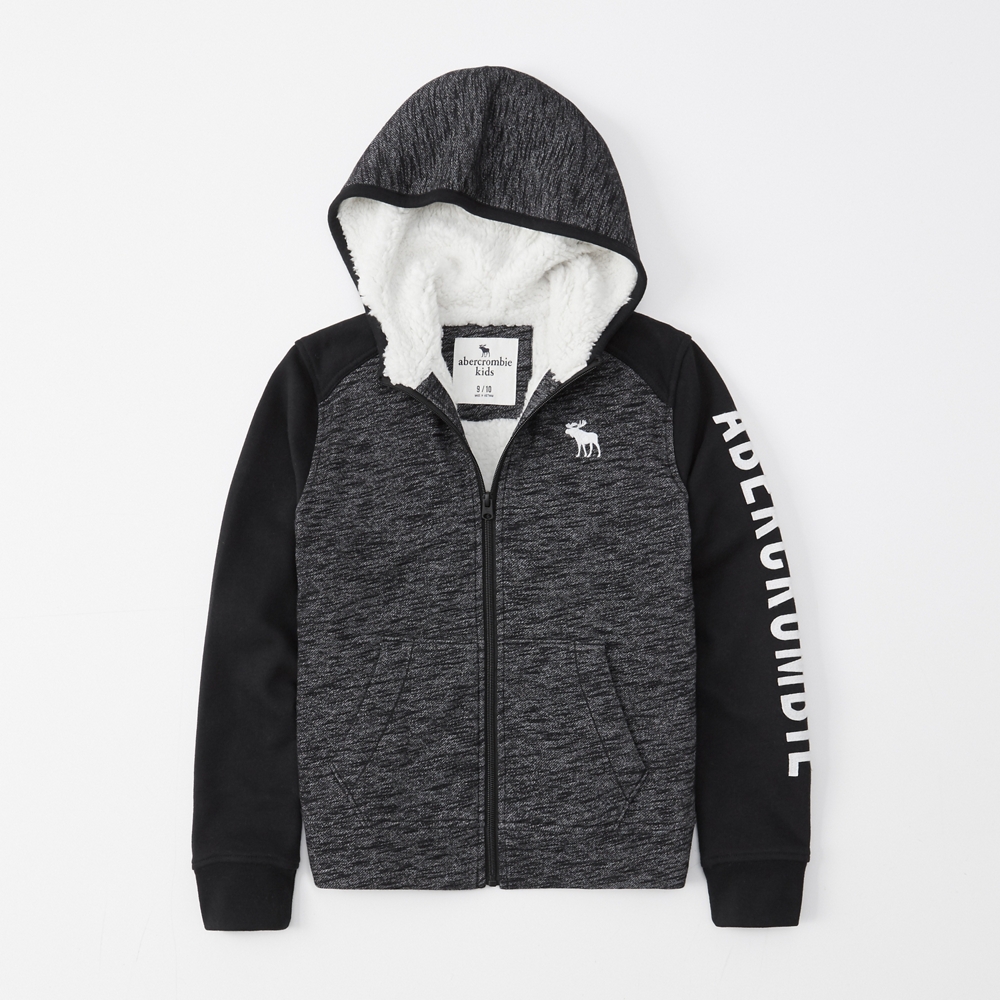 abercrombie sherpa sweatshirt