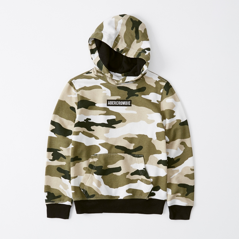 abercrombie camo hoodie