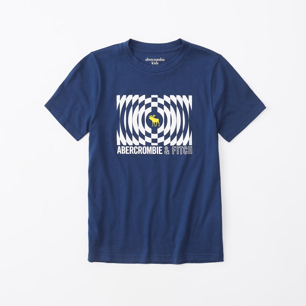 short-sleeve print logo tee