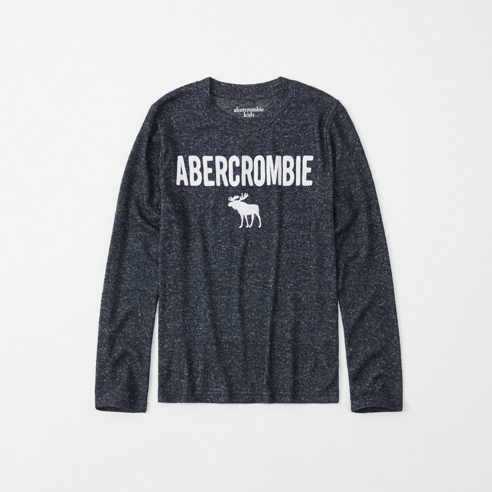 cozy long-sleeve logo tee