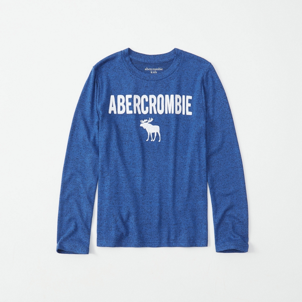 cozy long-sleeve logo tee