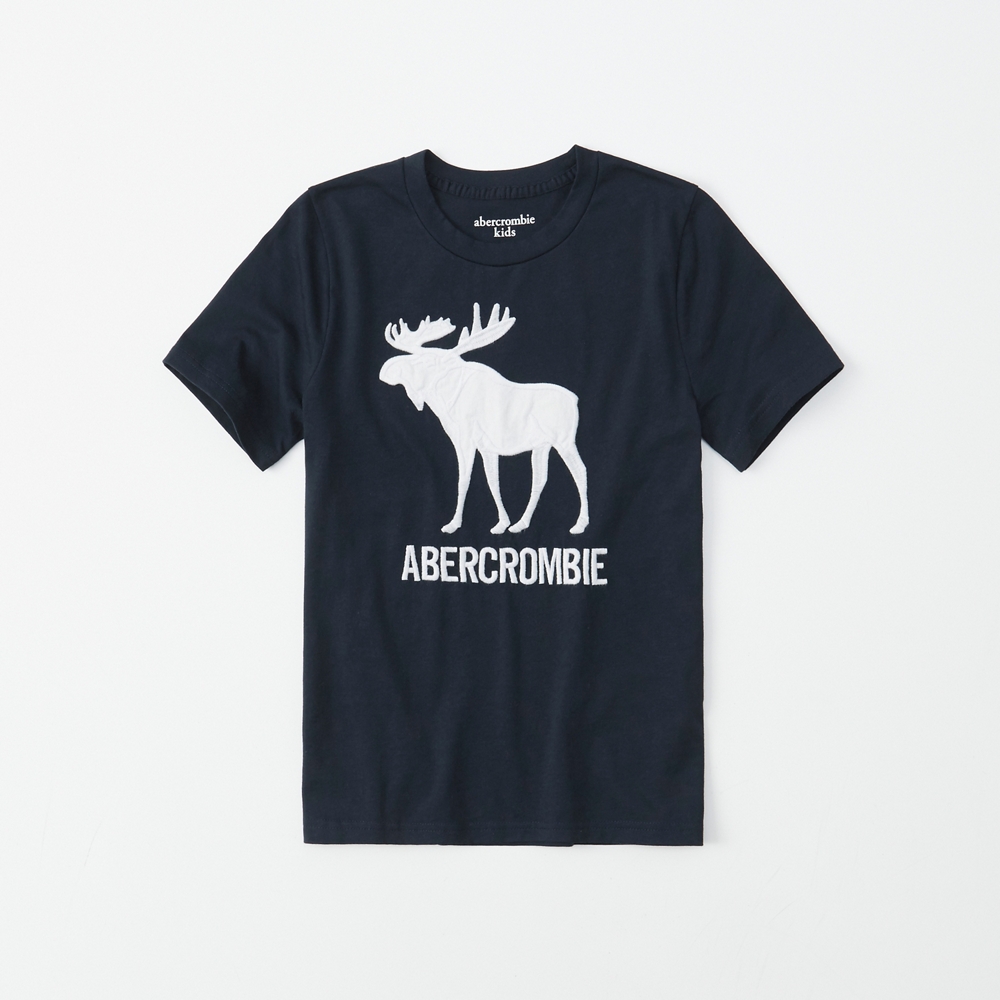 embroidered logo tee