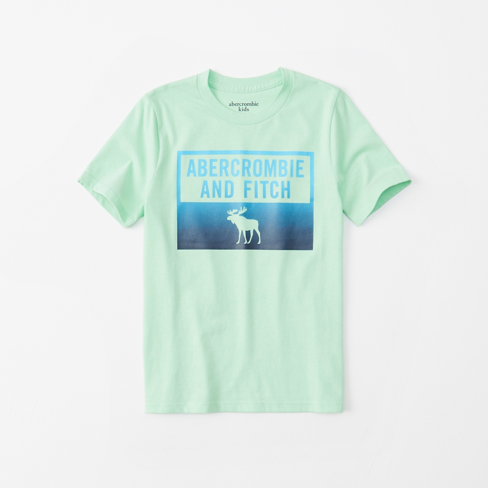 print logo graphic tee