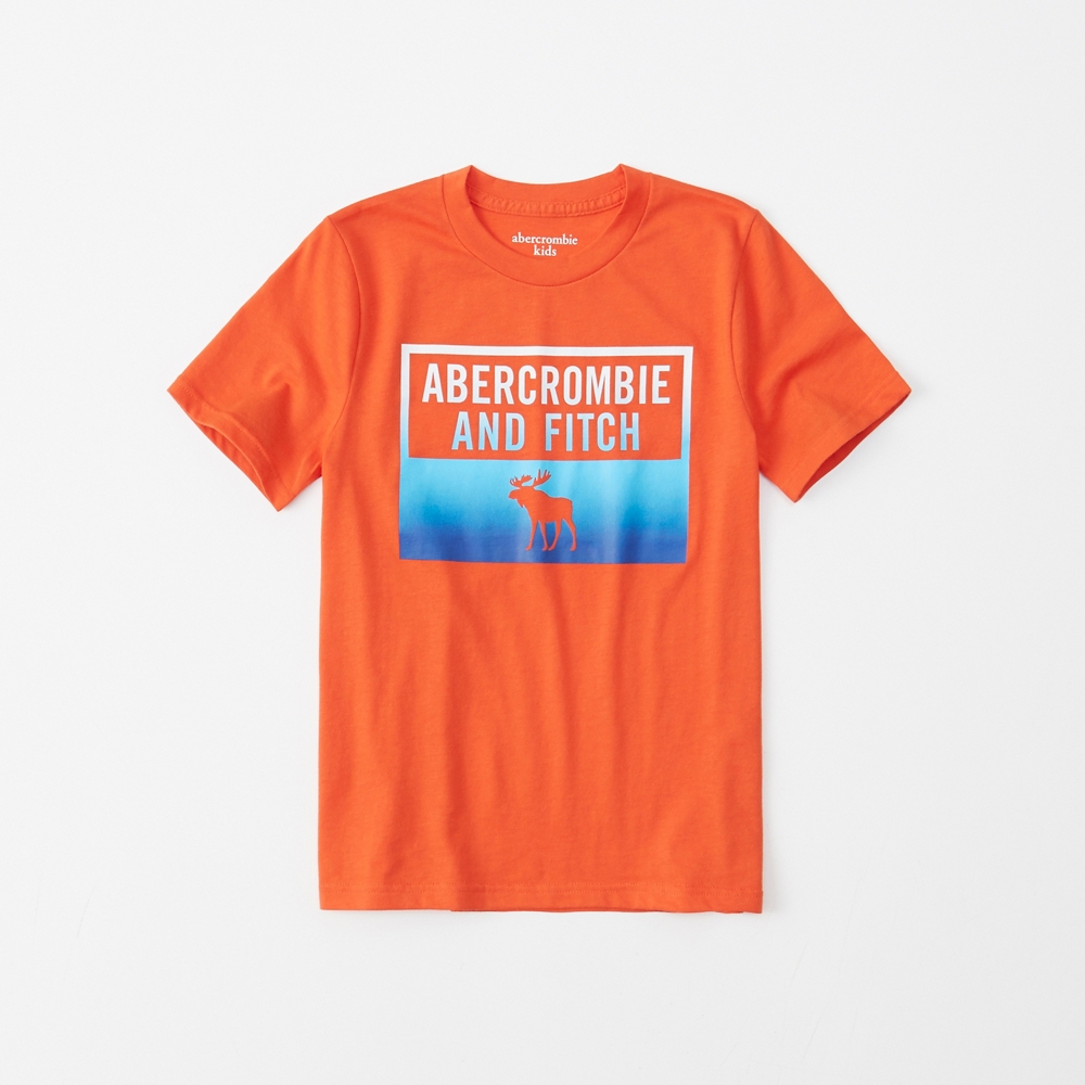 print logo graphic tee