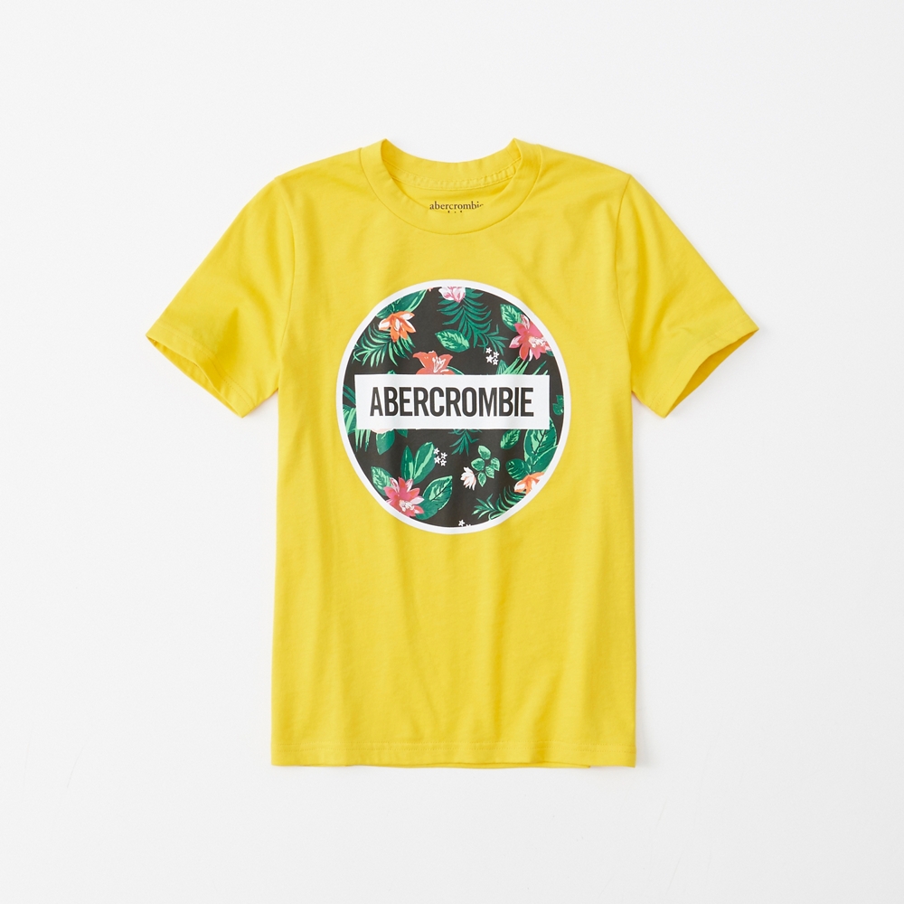 print logo graphic tee