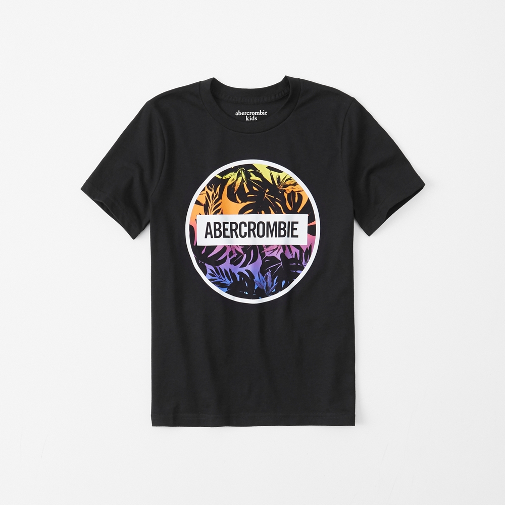 print logo graphic tee