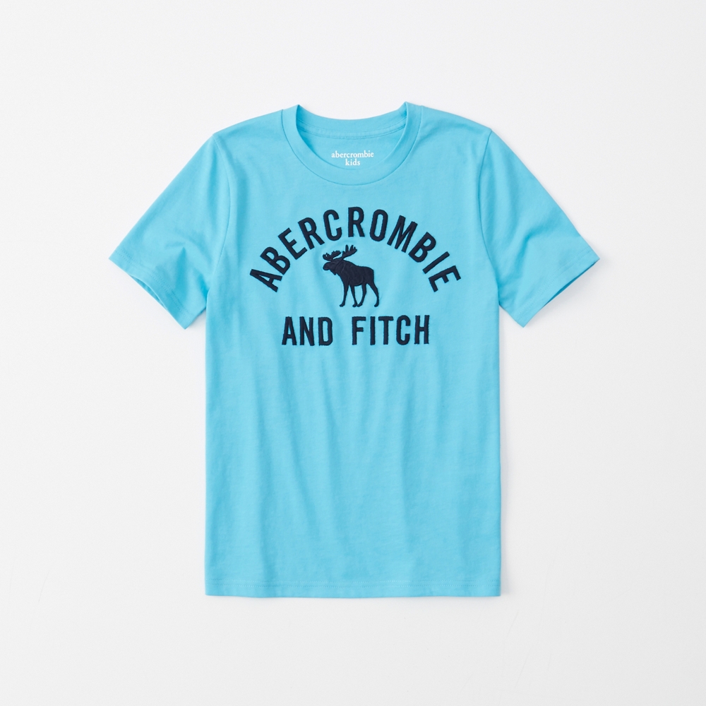 embroidered logo tee