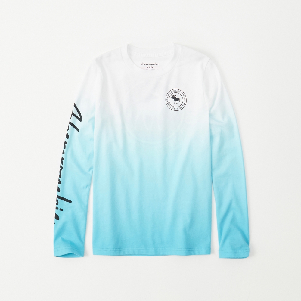 long-sleeve logo tee