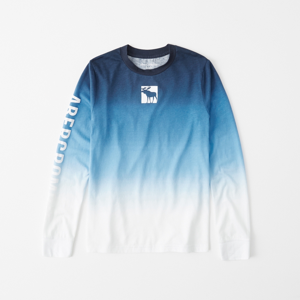 long-sleeve logo tee
