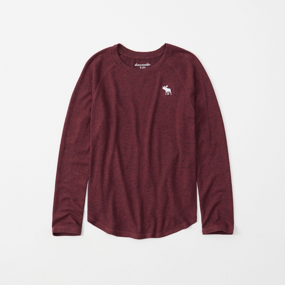 cozy raglan crew tee