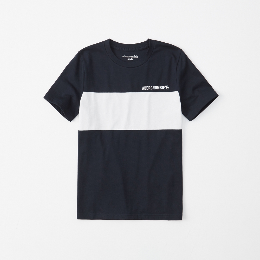 stripe logo tee