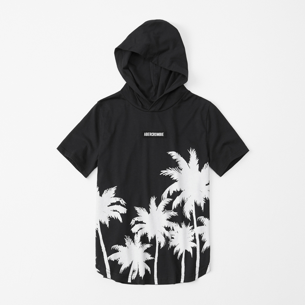 short-sleeve hooded tee