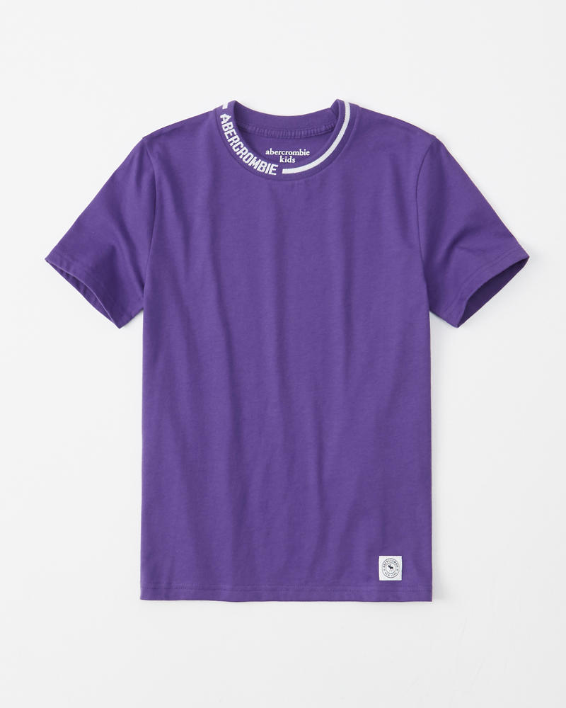 Fonkelnieuw jongens T-shirt met kraag en logo | jongens sale | Abercrombie.com TW-88