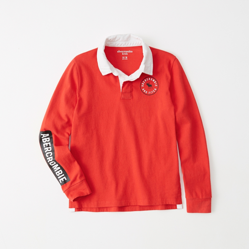 long-sleeve rugby polo