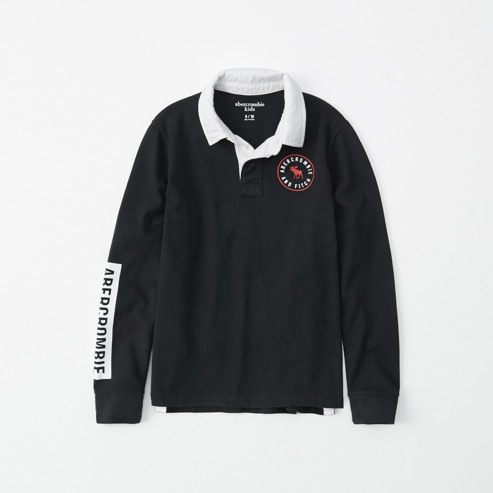 long-sleeve rugby polo