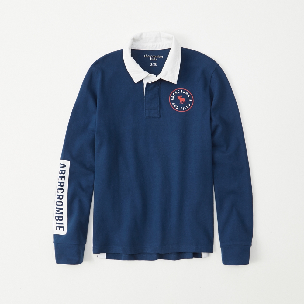 long-sleeve rugby polo