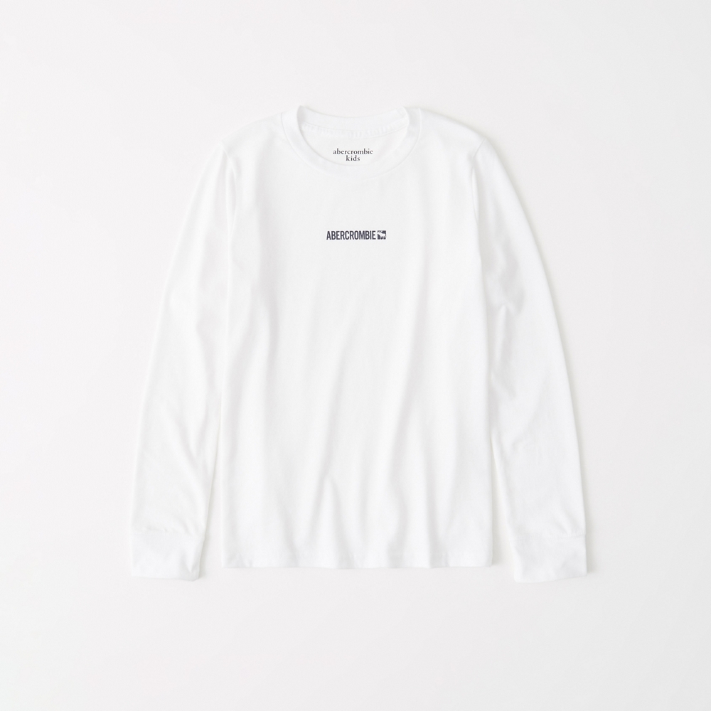 long-sleeve logo tee