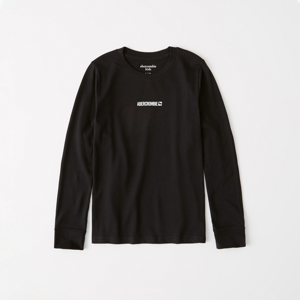 long-sleeve logo tee