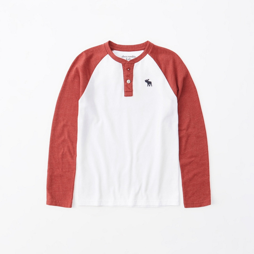 long-sleeve henley tee