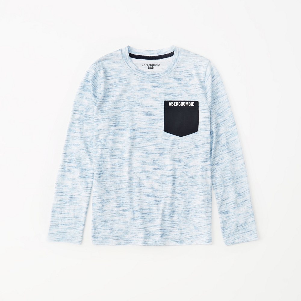 long-sleeve pocket tee