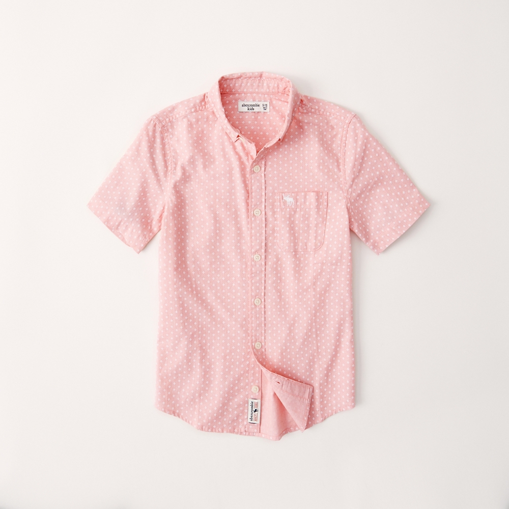 boys button-up shirts | abercrombie kids