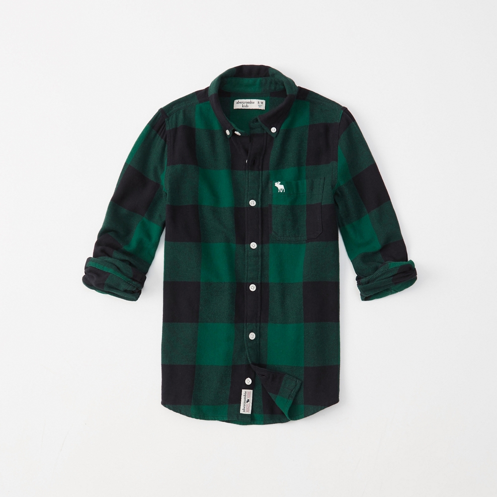 long-sleeve flannel shirt