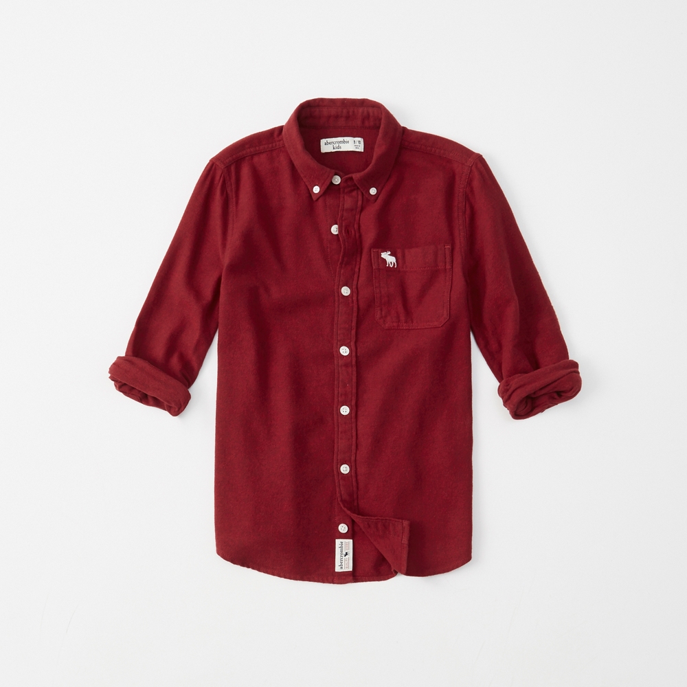 long-sleeve flannel shirt