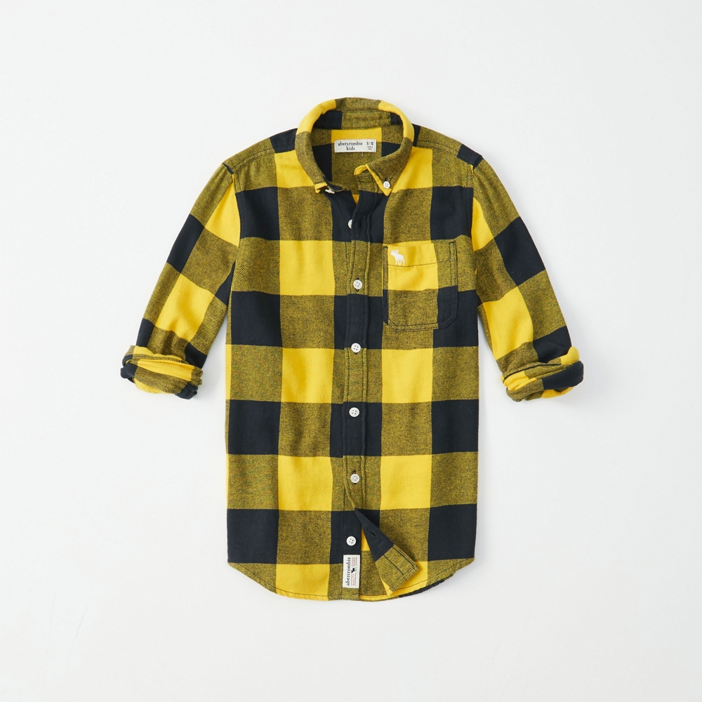 long-sleeve flannel shirt