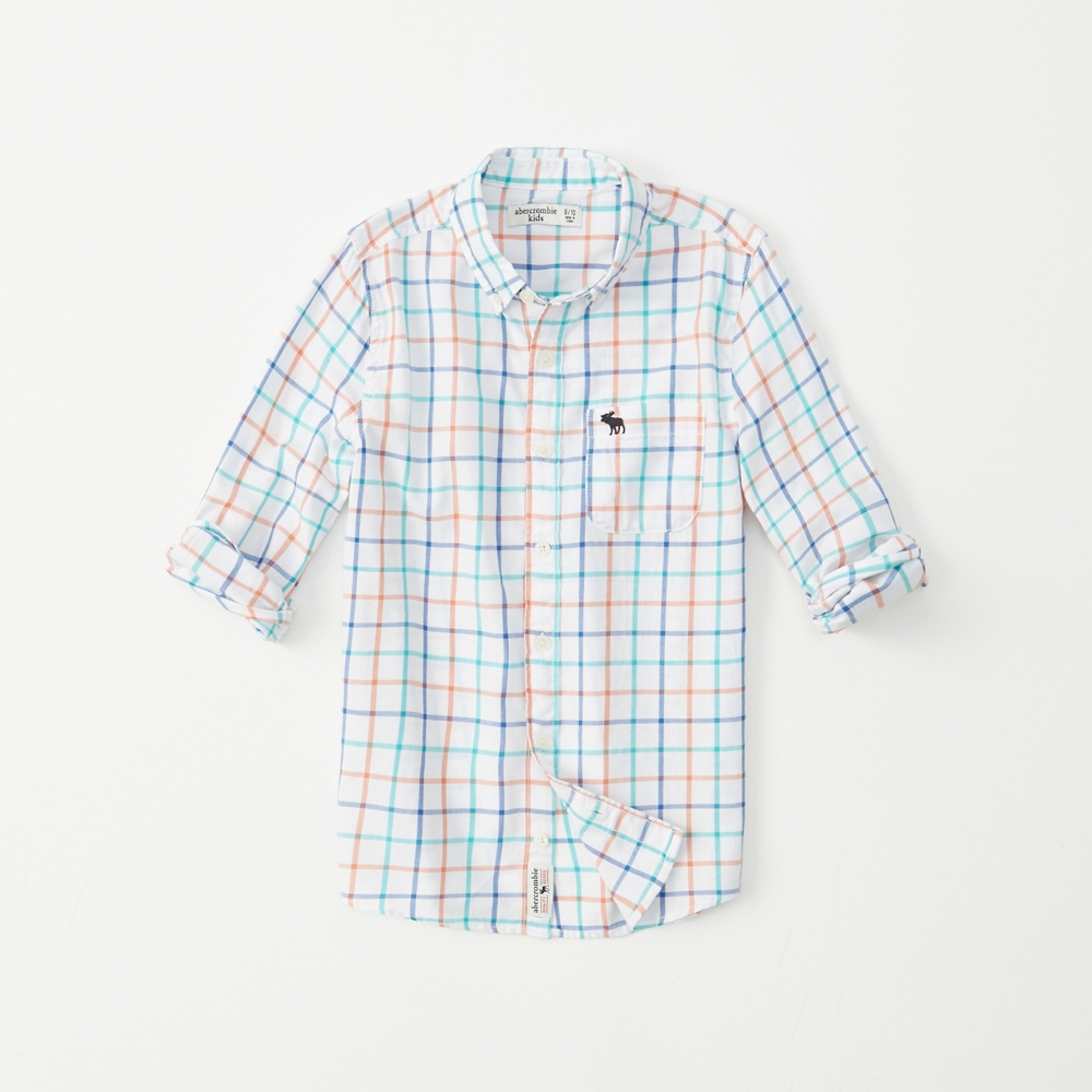 long-sleeve preppy shirt