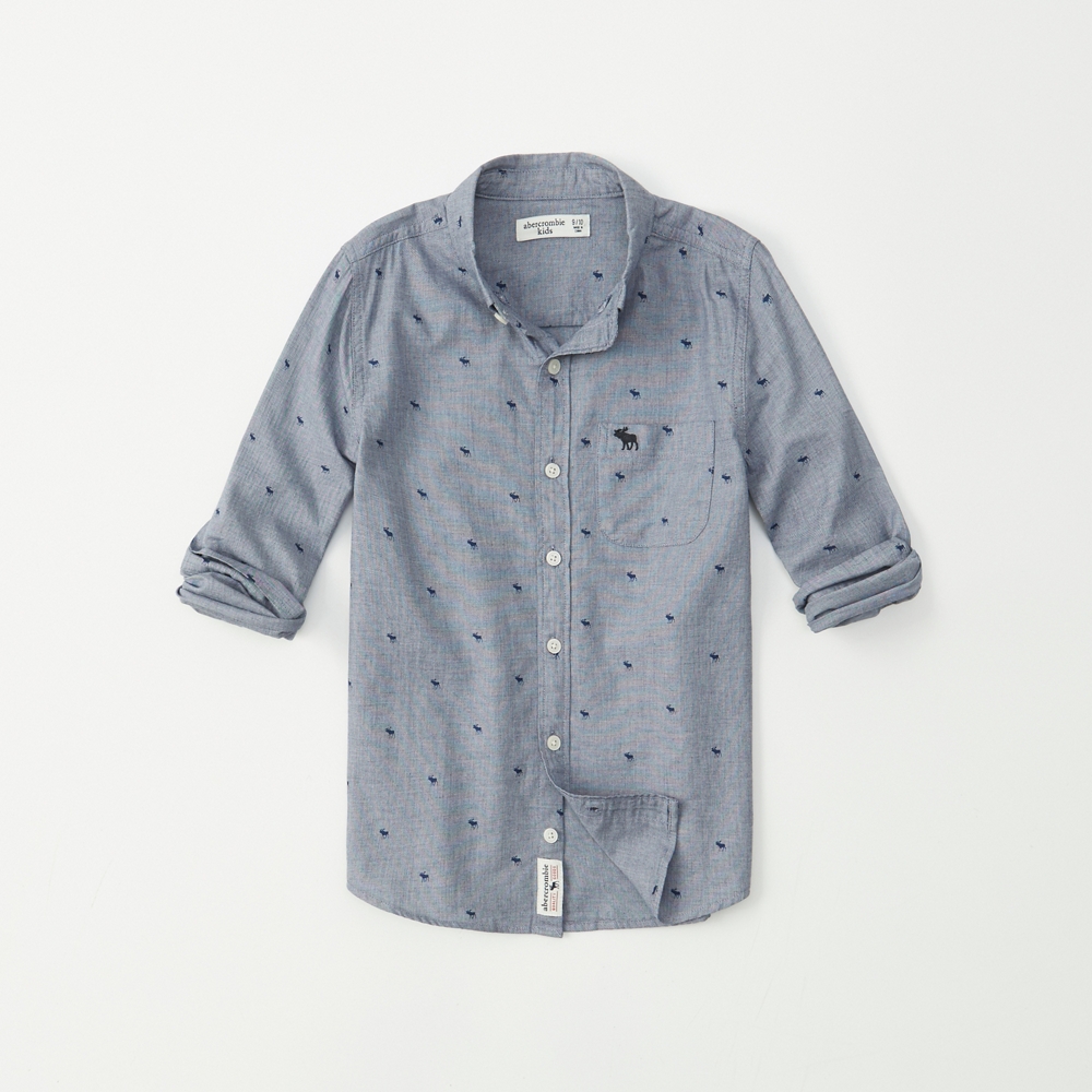 long-sleeve preppy shirt