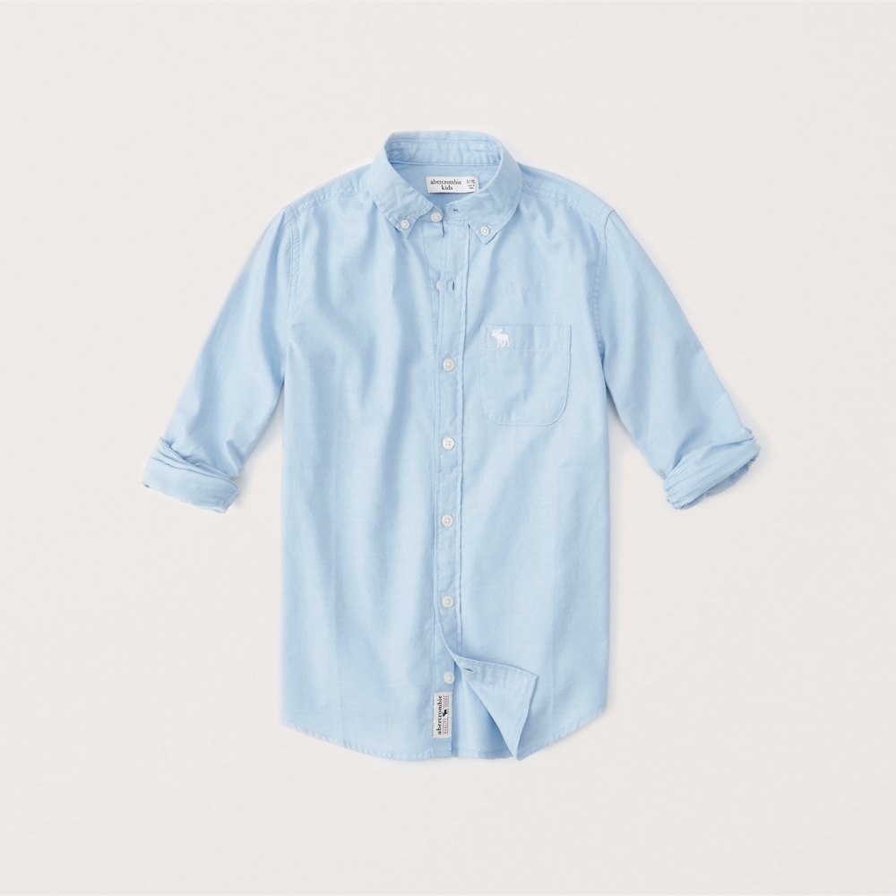 long-sleeve preppy shirt