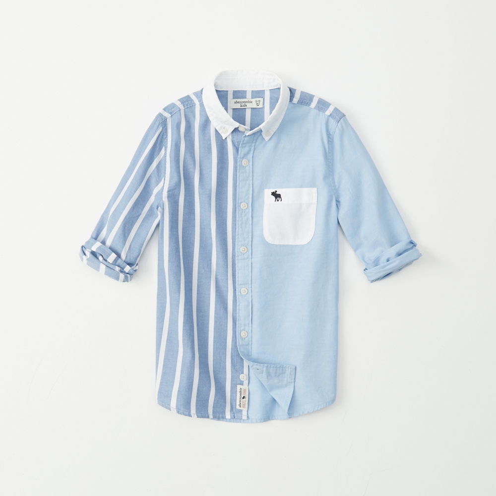 long-sleeve preppy shirt