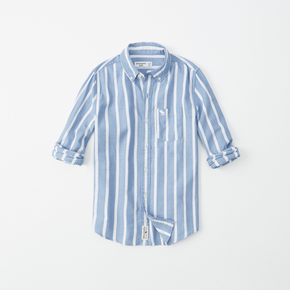 long-sleeve preppy shirt